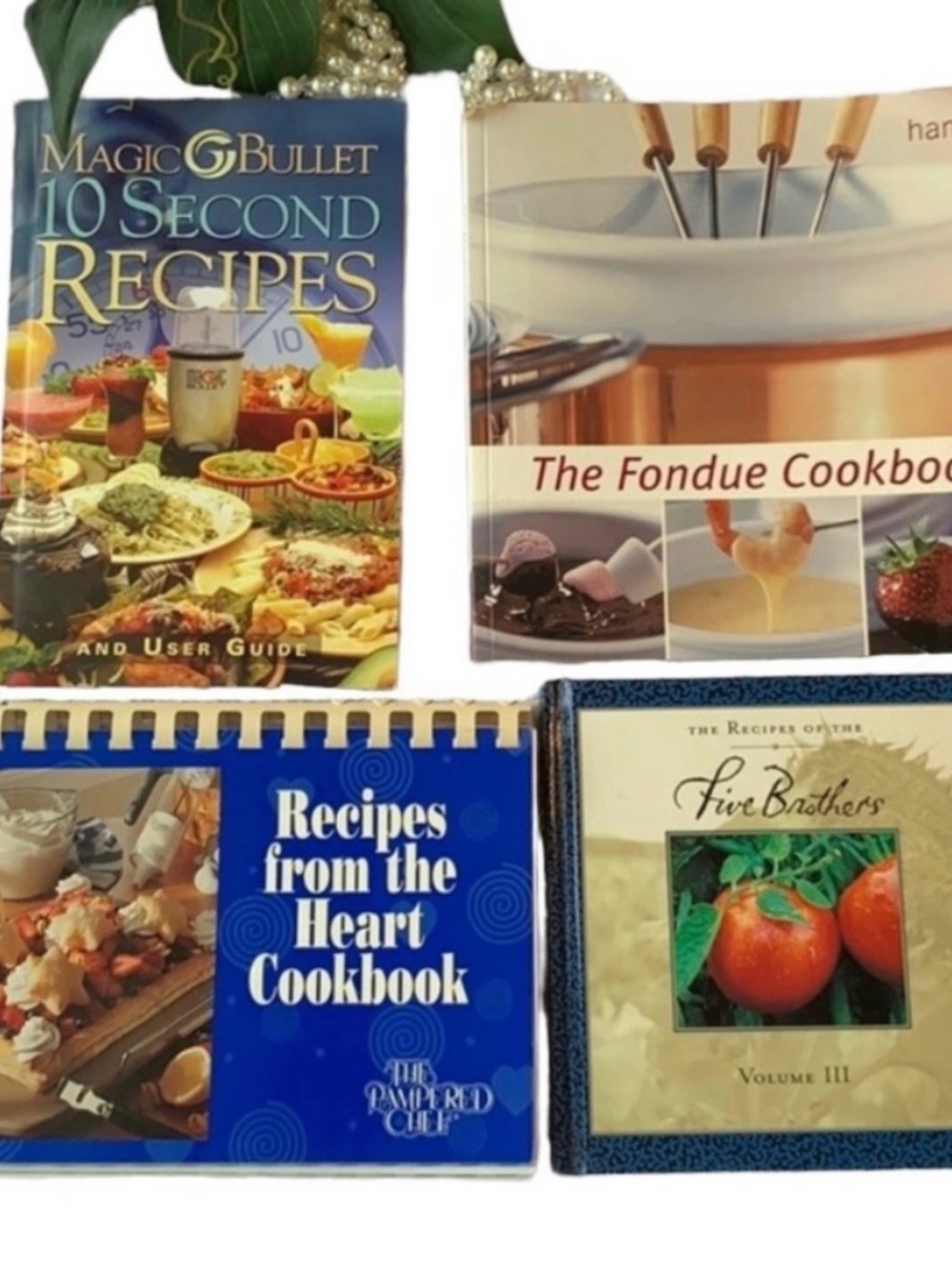 Bundle of 4 Cookbooks